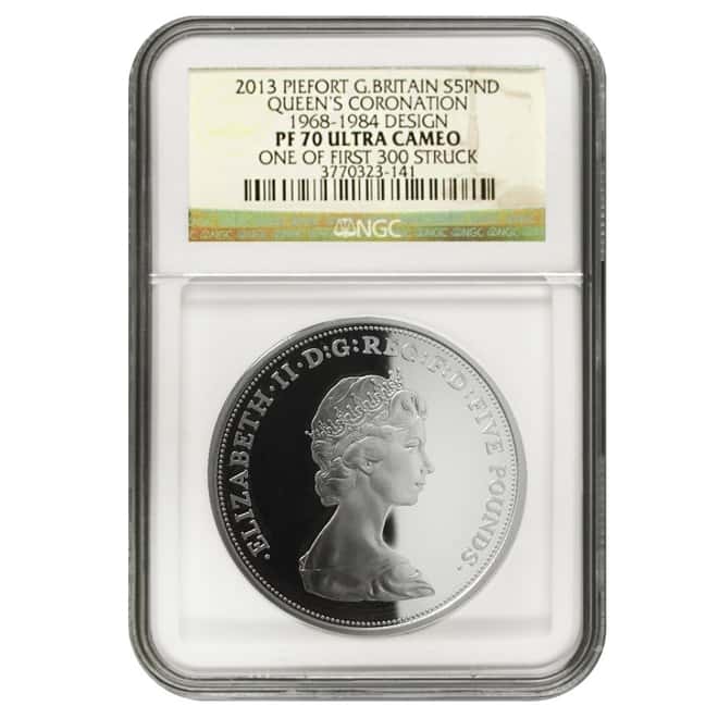 2013 Great Britain 5 Pounds Queen’s Portrait Proof Silver 4-Coin Set NGC PF 70 UCAM - 1 of 300 FS (w/Box & COA)