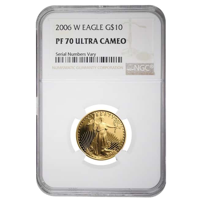 2006 W 1/4 oz $10 Proof Gold American Eagle NGC PF 70 UCAM