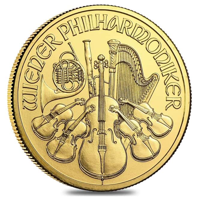 2020 1 oz Austrian Gold Philharmonic Coin BU