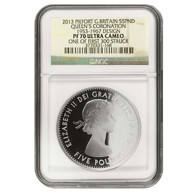 2013 Great Britain 5 Pounds Queen’s Portrait Proof Silver 4-Coin Set NGC PF 70 UCAM - 1 of 300 FS (w/Box & COA)