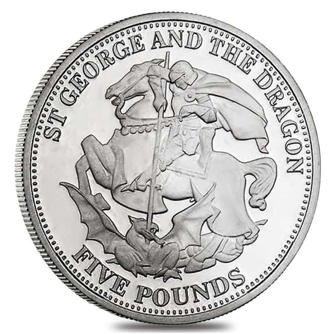 2009 1/10 oz Platinum Trista Da Cunha Proof 5 Pounds