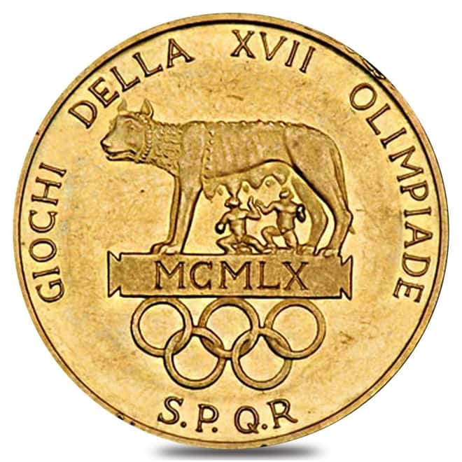 1960 Italy Gold Medal Rome Olympics