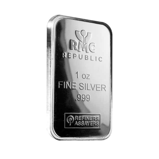 1 oz Republic Metals (RMC) Silver Bar