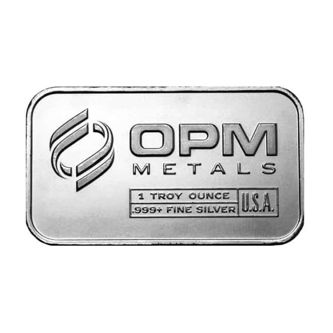 OPM (Ohio Precious Metals) 1 Troy Ounce .999 Fine Silver Bar