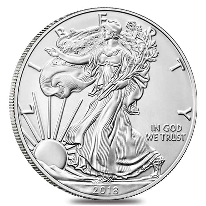2018-W 1 oz Burnished Silver American Eagle (w/Box & COA)