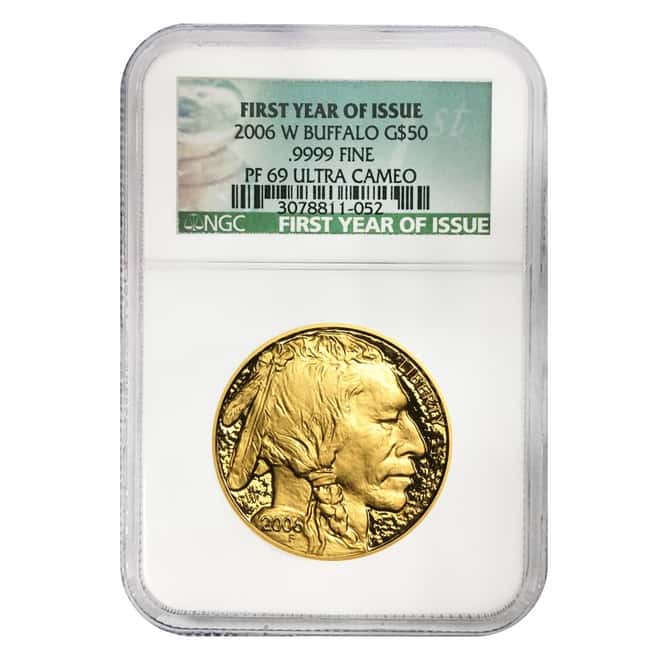 2006 W 1 oz $50 Proof Gold American Buffalo NGC PF 69 UCAM