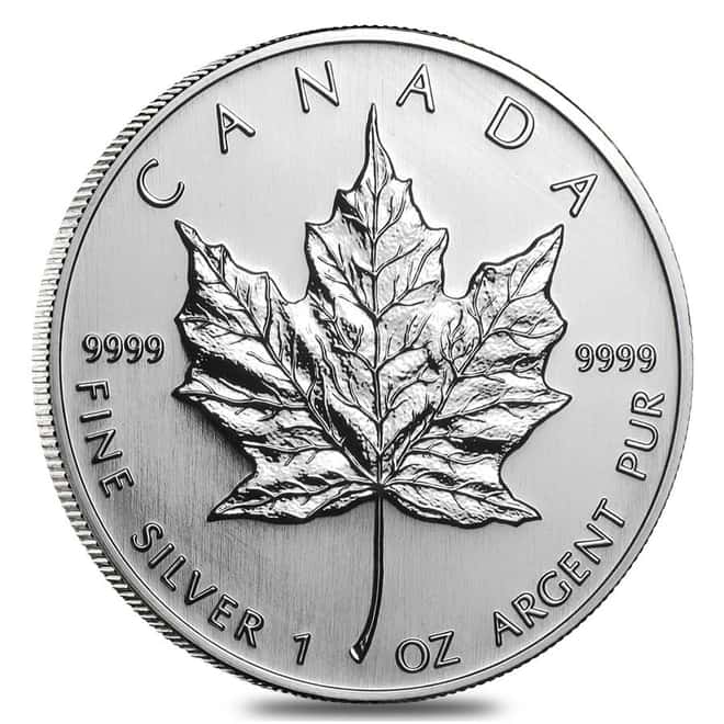 2005 1 oz Silver Canadian Maple Leaf .9999 Fine $5 Coin BU (Sealed)