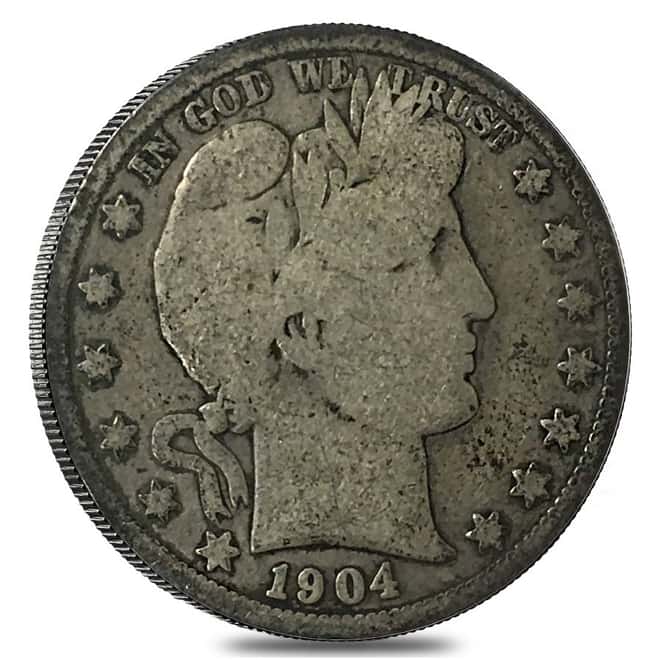 1904 S Barber Half Dollar 90% Silver G