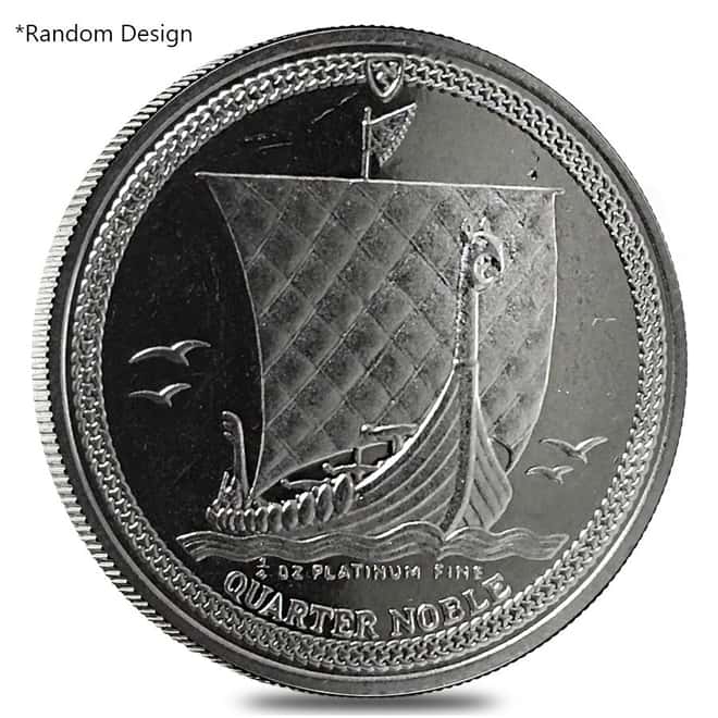 Isle of Man 1/4 oz Platinum Noble Abrasions (Random Year)