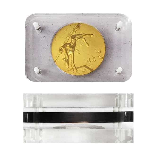 1984 Salvador Dali Olympic Gold Medallion - Equestrian AGW 0.495 oz (w/Box & COA)