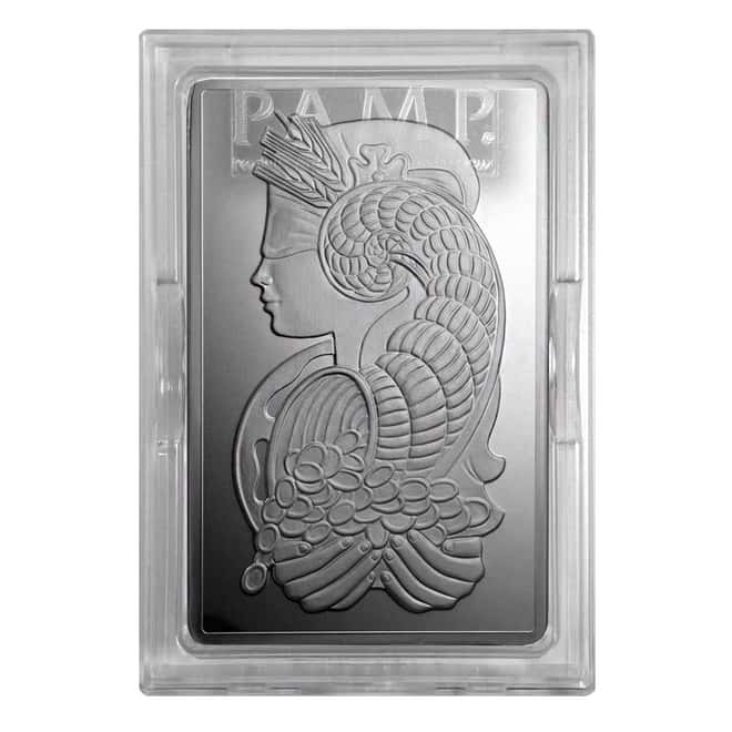 250 gram Silver Bar PAMP Suisse Lady Fortuna .999 Fine (W/ Assay)
