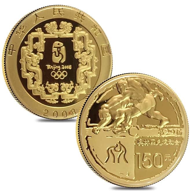 2008 Beijing XXIX Olympics Commemorative Proof Gold & Silver 6-coin Set (Series III) W/COA & Box