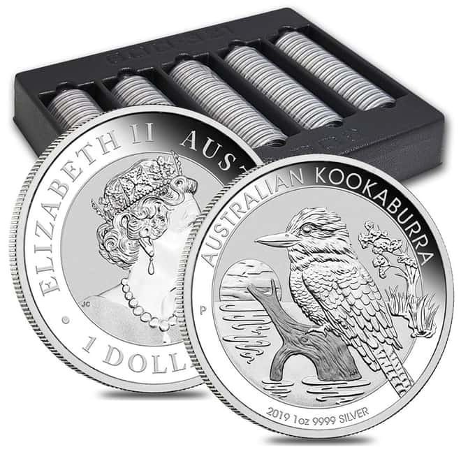 2019 1 oz Silver Australian Kookaburra Perth Mint .999 Fine BU In Cap