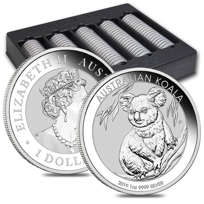2019 1 oz Silver Australian Koala Perth Mint .9999 Fine BU In Cap