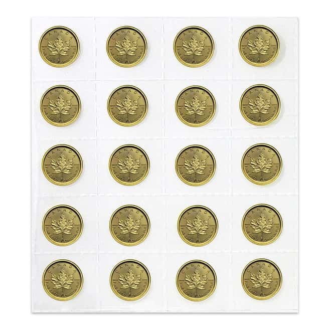 2020 1/20 oz Canadian Gold Maple Leaf $1 Coin .9999 Fine BU (Sealed)