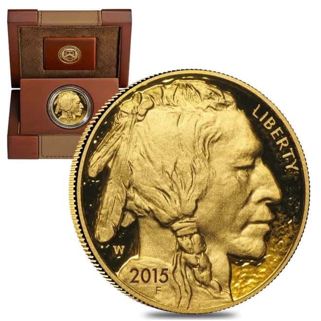 2015 W 1 oz $50 Proof Gold American Buffalo (w/Box & COA)