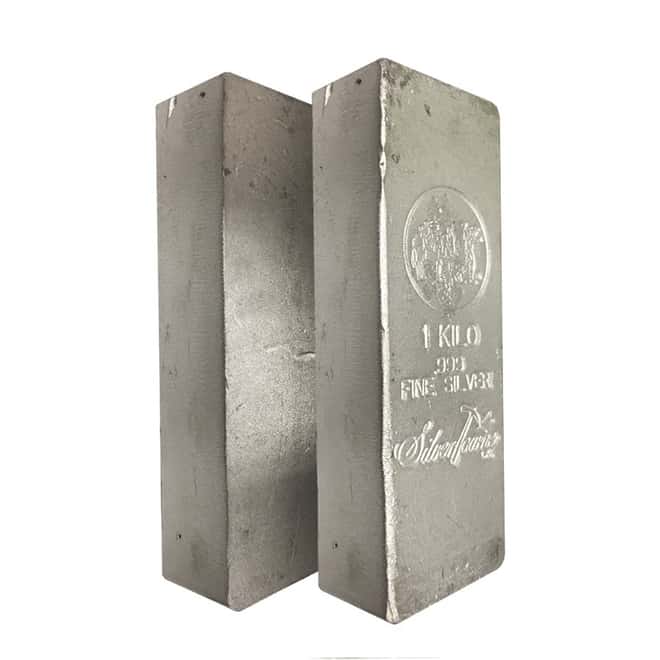 1 kilo SilverTowne Prospector Silver Bar .999 Silver
