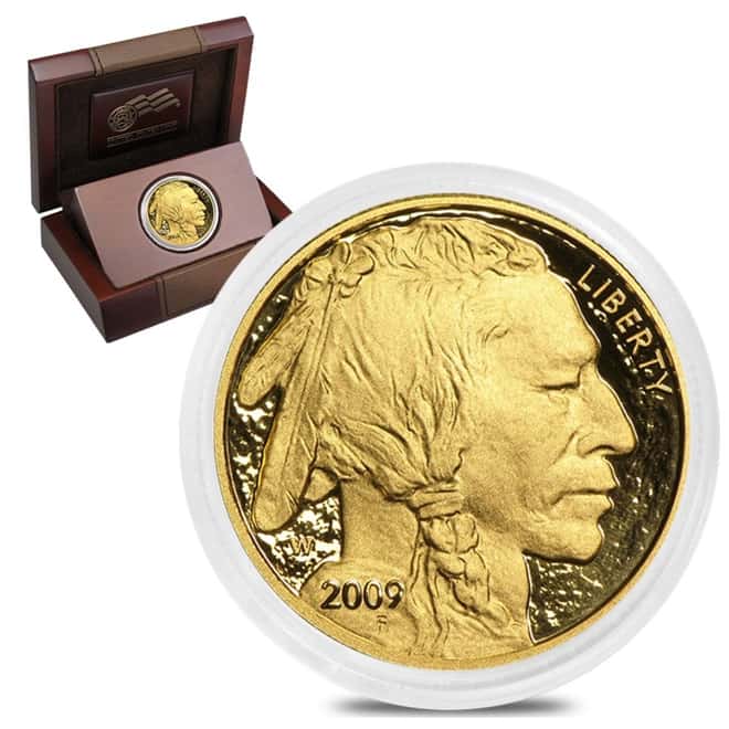2009 W 1 oz $50 Gold American Buffalo Proof Coin w/ Box