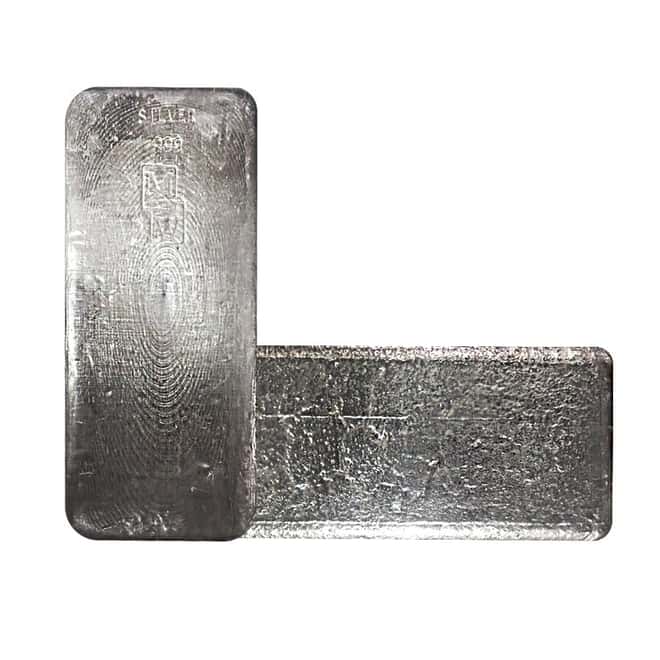 1 Kilo Morris and Watson (MW) Silver Bar .999 Fine