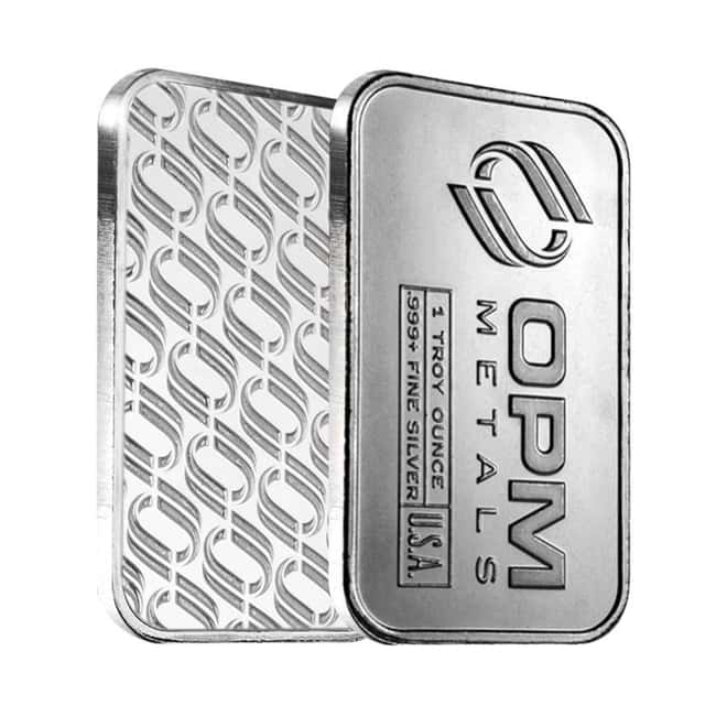 OPM (Ohio Precious Metals) 1 Troy Ounce .999 Fine Silver Bar