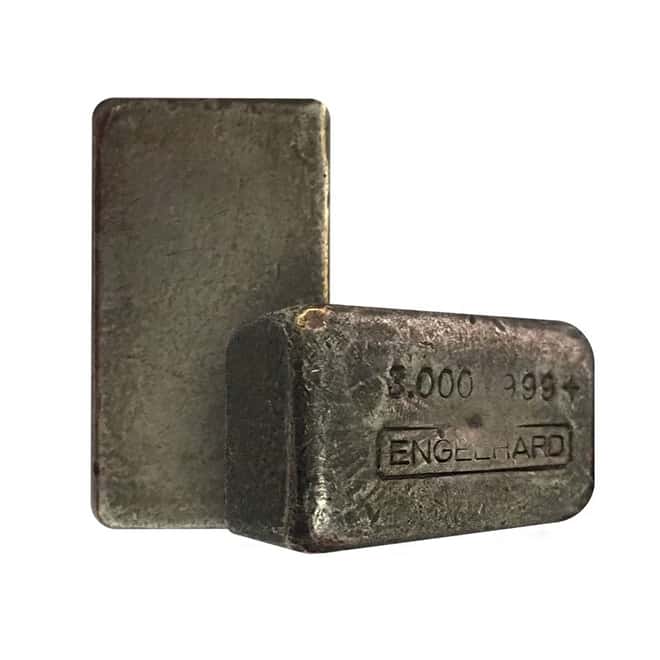 3 oz Engelhard Silver Bar .999+ Fine (Serial Absent Variety)