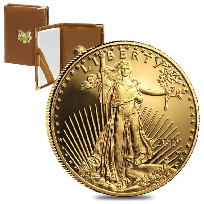 2019-W 1/4 oz $10 Proof Gold American Eagle (w/Box & COA) 