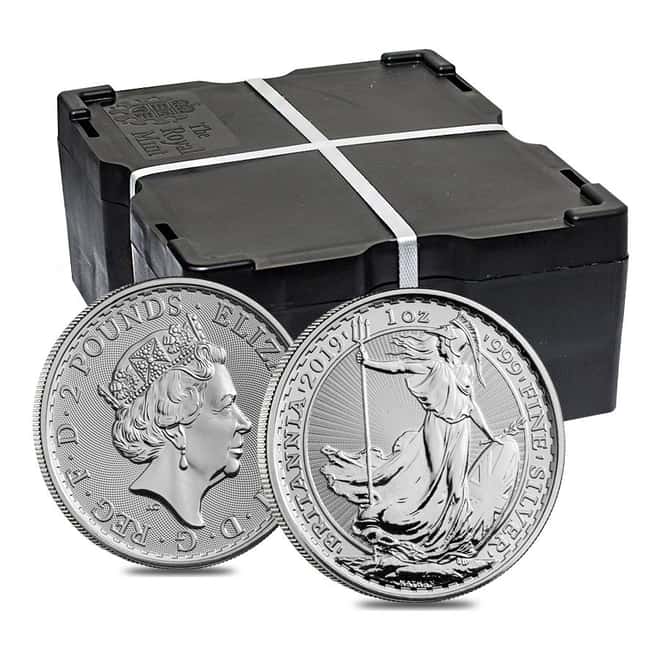 2019 Great Britain 1 oz Silver Britannia Coin .999 Fine BU
