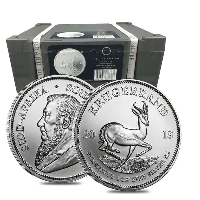 2018 South Africa 1 oz Silver Krugerrand BU