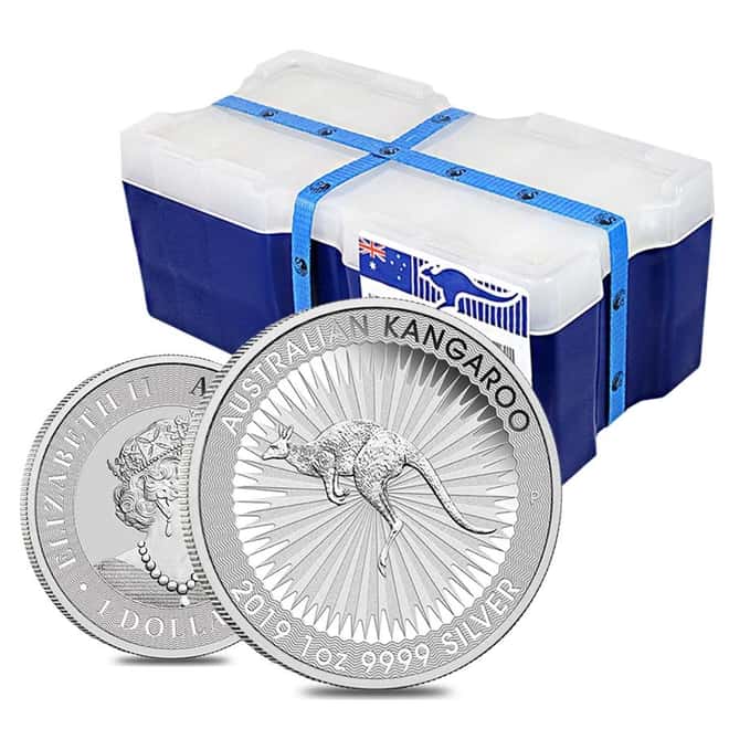 2019 1 oz Australian Silver Kangaroo Perth Mint Coin .9999 Fine BU