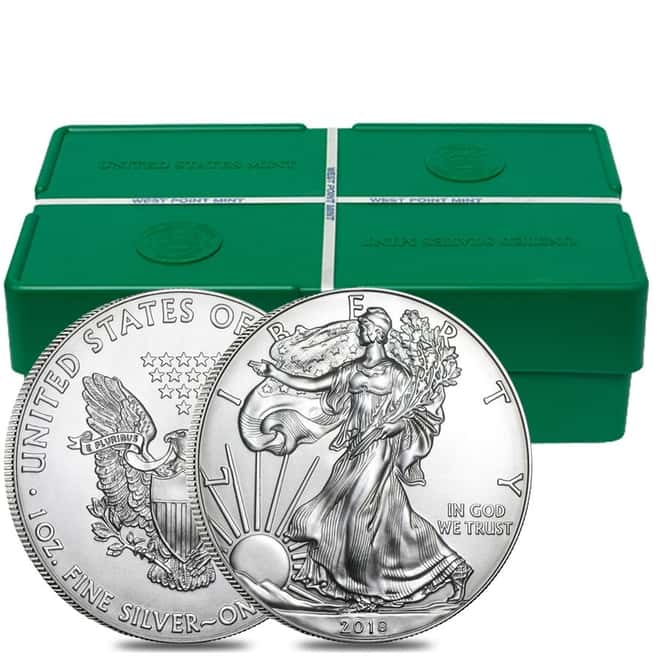 2018 1 oz Silver American Eagle $1 Coin BU