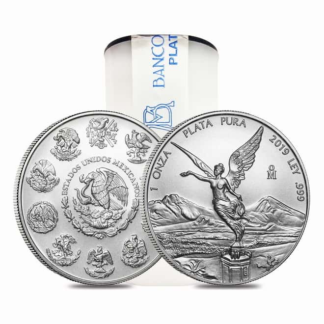 2019 1 oz Mexican Silver Libertad Coin .999 Fine BU