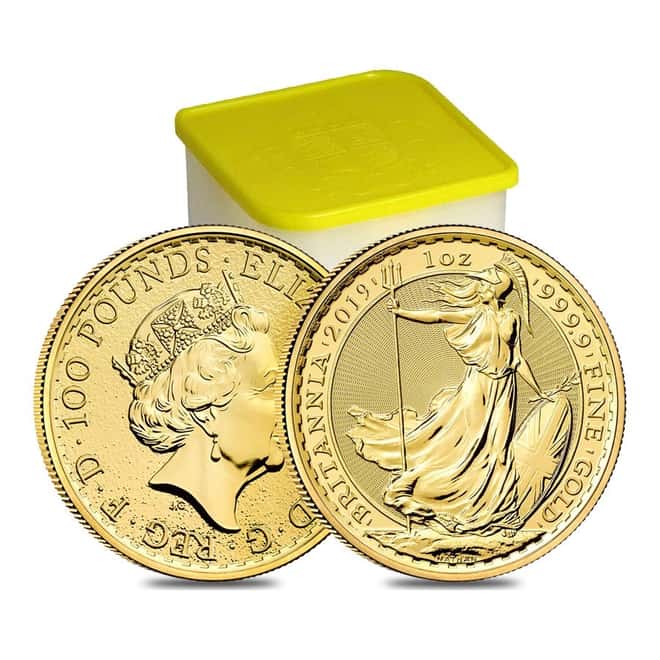 2019 Great Britain 1 oz Gold Britannia Coin .9999 Fine BU
