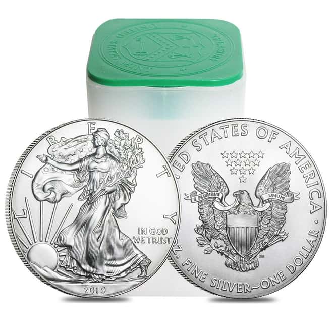 2019 1 oz Silver American Eagle $1 Coin BU