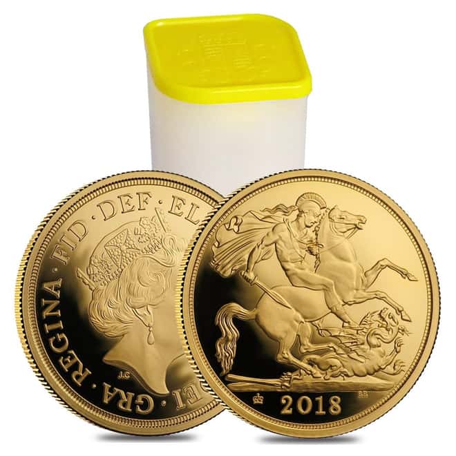 2018 Great Britain Gold Half Sovereign BU