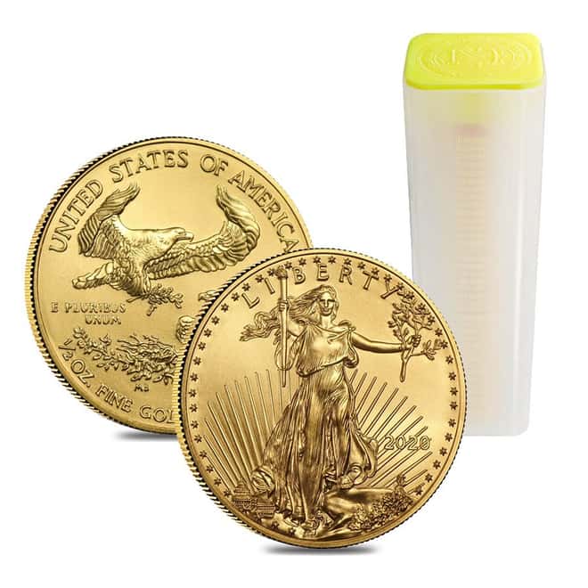 2020 1/2 oz Gold American Eagle $25 Coin BU