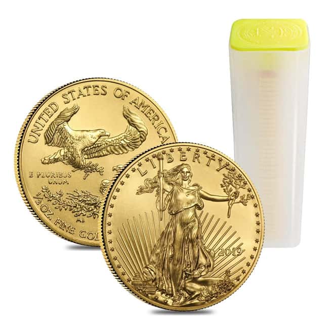 2019 1/2 oz Gold American Eagle $25 Coin BU
