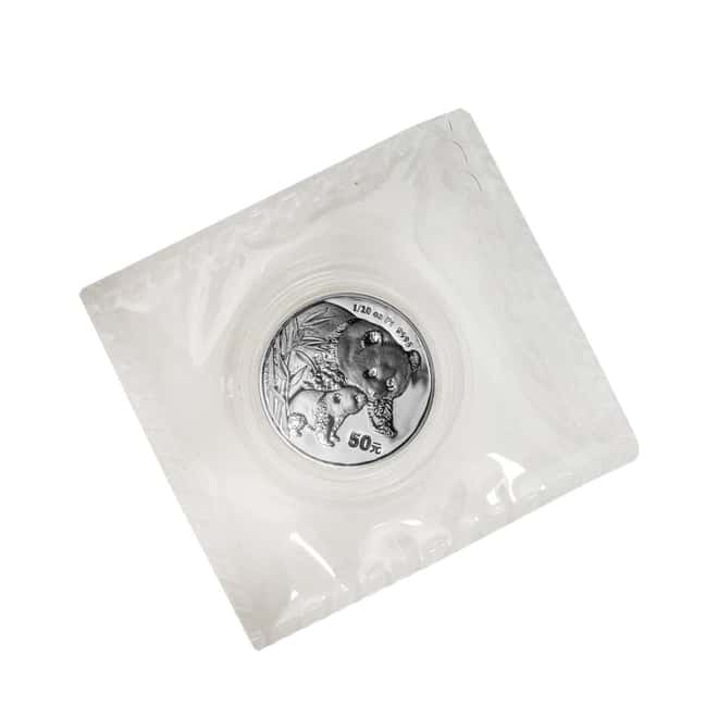 2004 1/20 oz Platinum Chinese Panda 50 Yuan BU (Sealed)