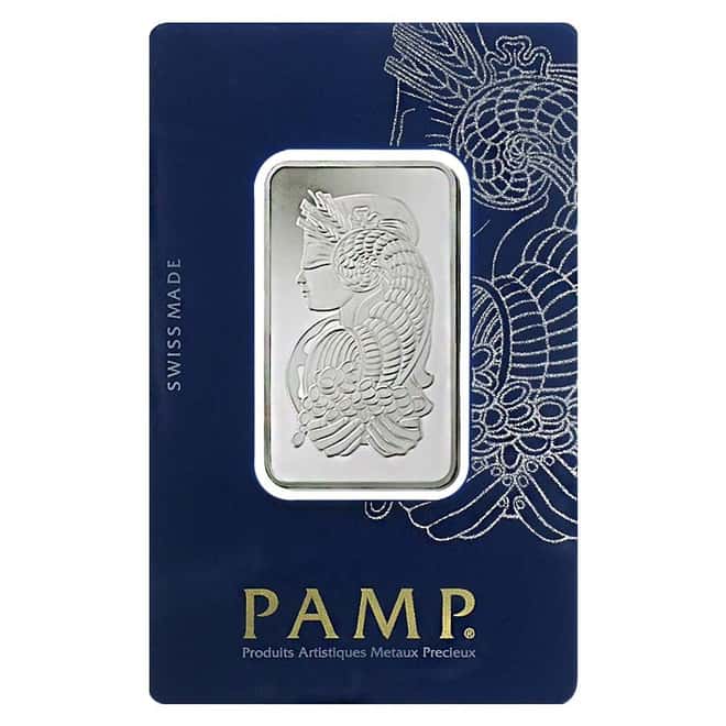 1 oz PAMP Suisse Rhodium Bar .999 Fine (In Assay)