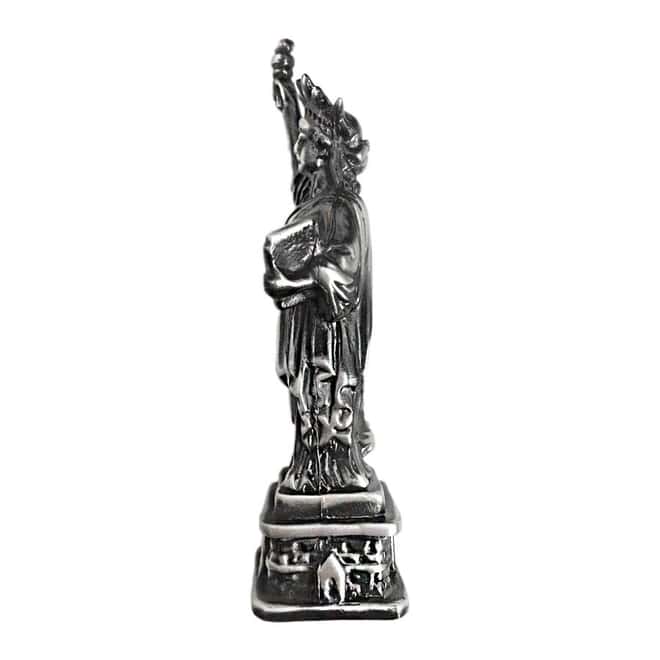 6 oz Statue of Liberty Cast Silver Bullion Exchanges .925 Silver Sterling (Antiqued)