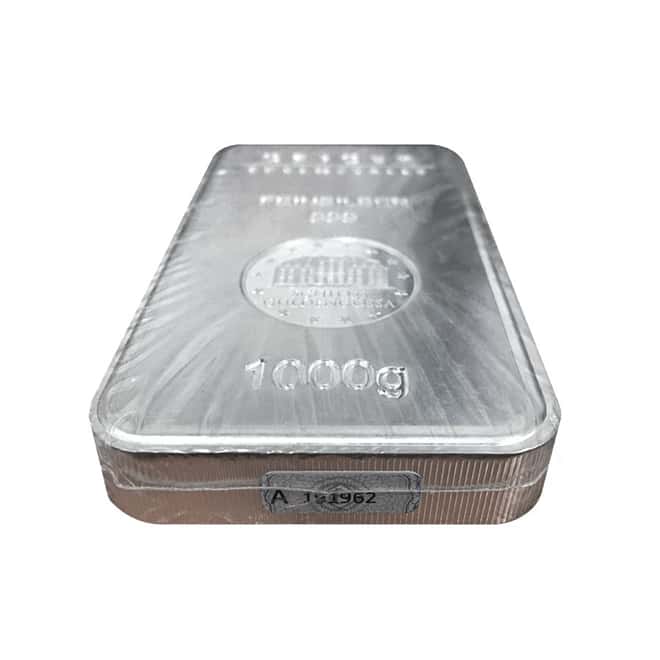 1 Kilo Geiger Security Line Silver Bar .999 Fine (Sealed)