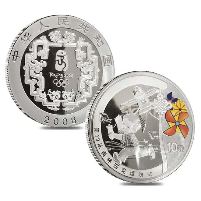 2008 Beijing XXIX Olympics Commemorative Proof Gold & Silver 6-coin Set (Series I) W/ Box