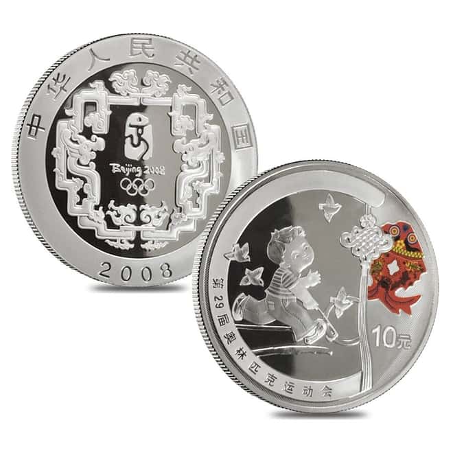 2008 Beijing XXIX Olympics Commemorative Proof Gold & Silver 6-coin Set (Series I) W/ Box