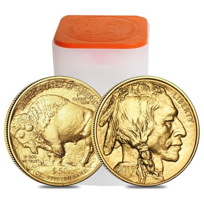 2019 1 oz Gold American Buffalo $50 Coin BU