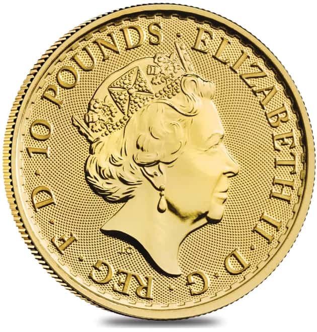 2021 Great Britain 1/10 oz Gold Britannia Coin .9999 Fine BU