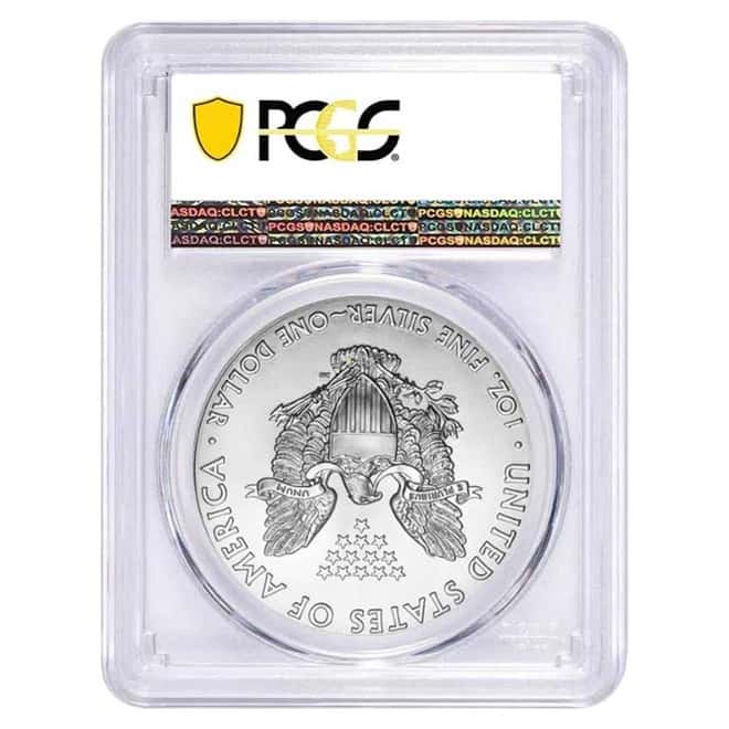 2020-W 1 oz Burnished Silver American Eagle PCGS SP 70 FDOI