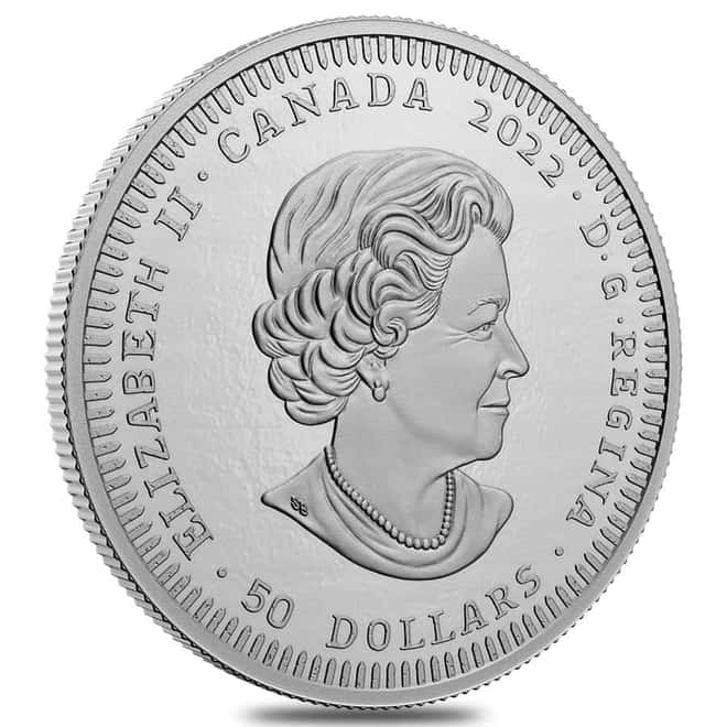 2022 Canada 5 oz Silver Relics of New France Louis XIV 30 Deniers 2-Coin Set (w/Box & COA)