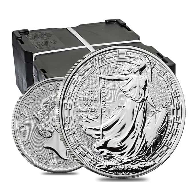 2019 Great Britain 1 oz Silver Britannia Oriental Border Coin .999 Fine BU