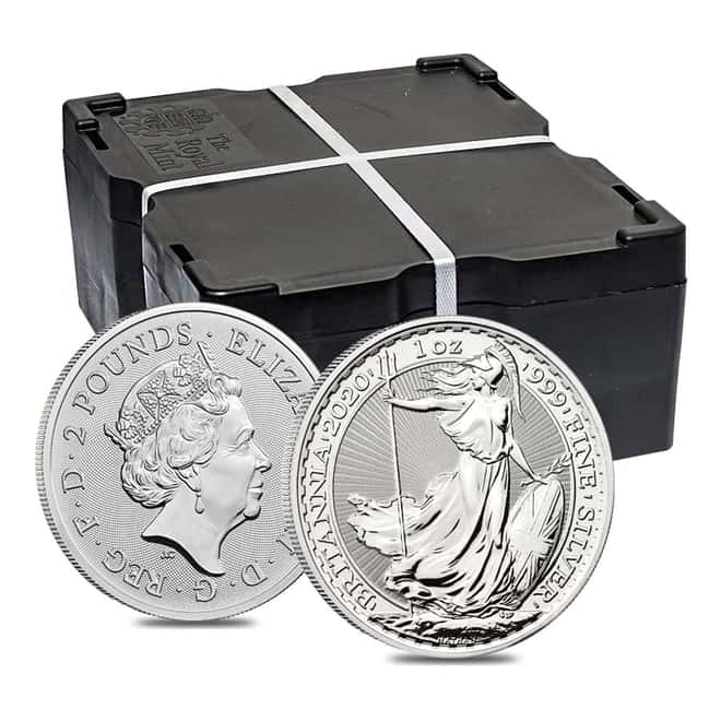 2020 Great Britain 1 oz Silver Britannia Coin .999 Fine BU