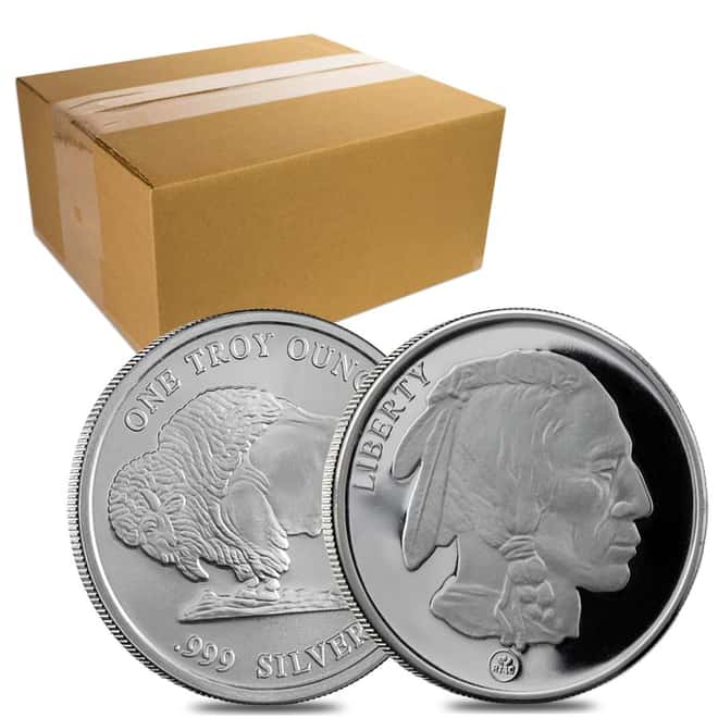 Buffalo Design Republic Metals 1 oz. .999 Fine Silver Round (RMC)