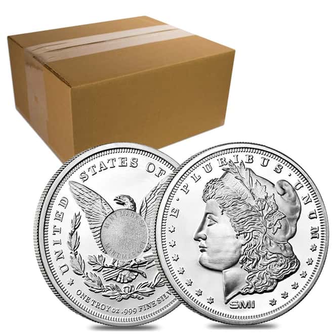 1 oz Sunshine Mint Morgan Dollar Design Silver Round .999 Fine